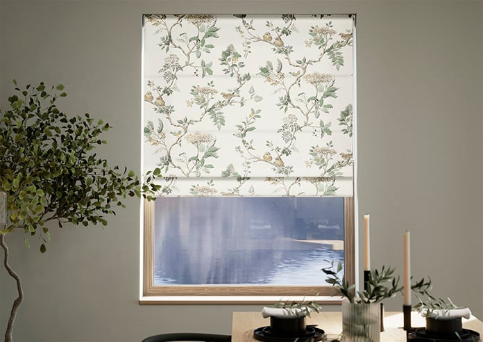 Laura Ashley Elderwood, Fern Green - Roman Blind - Image 3